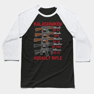 Generation of Kalashnikov assault rifles Baseball T-Shirt